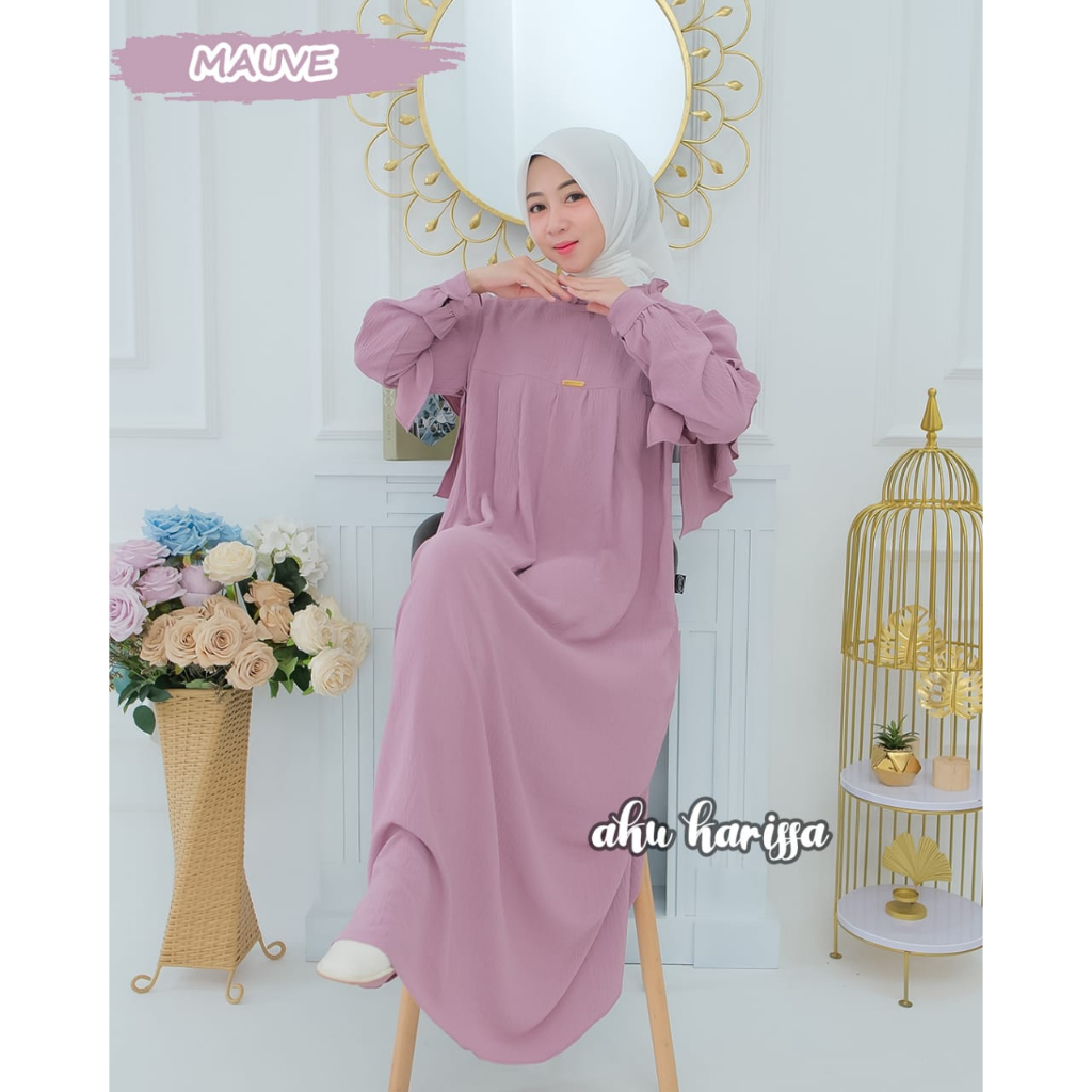 Gamis Aku Karissa Original/ Latisya Dress/ Dress Wanita Terbaru