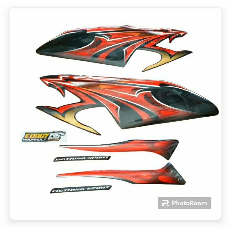 STRIPING RX KING 2006 ELANG - LIS BODY RX KING 2006 ELANG