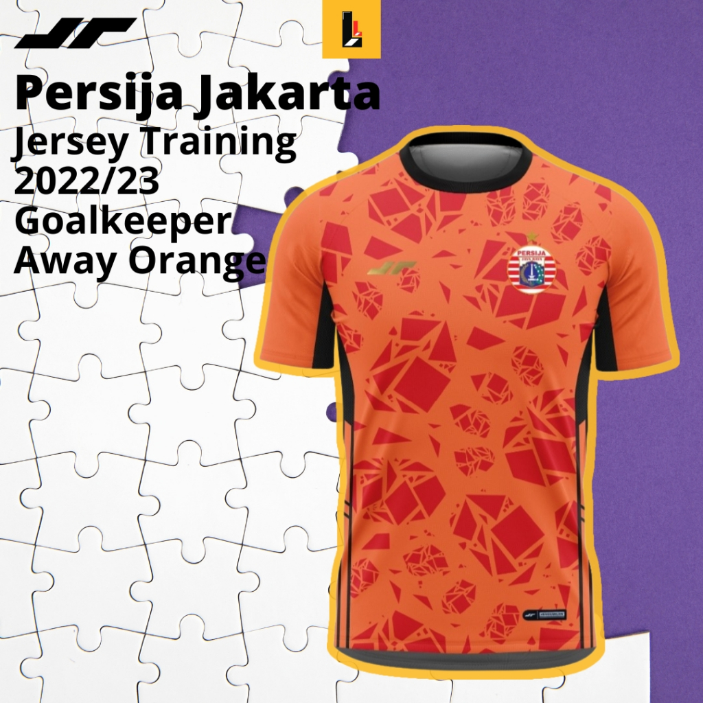 Apparel Juara - Jersey Training Original Persija 2022/2023 Goalkeeper Away Orange
