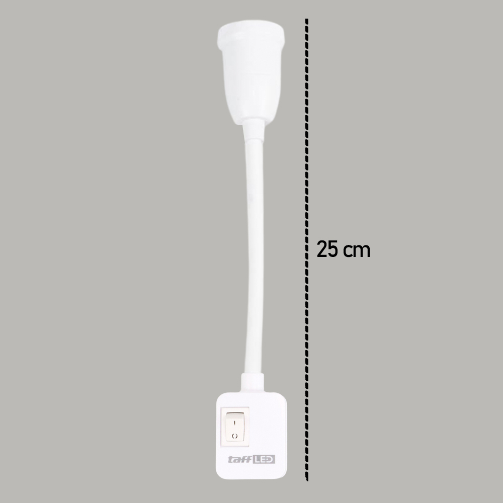 Fitting Lampu Bohlam LED EU Plug with Switch 220V 25A E27 - HF-666