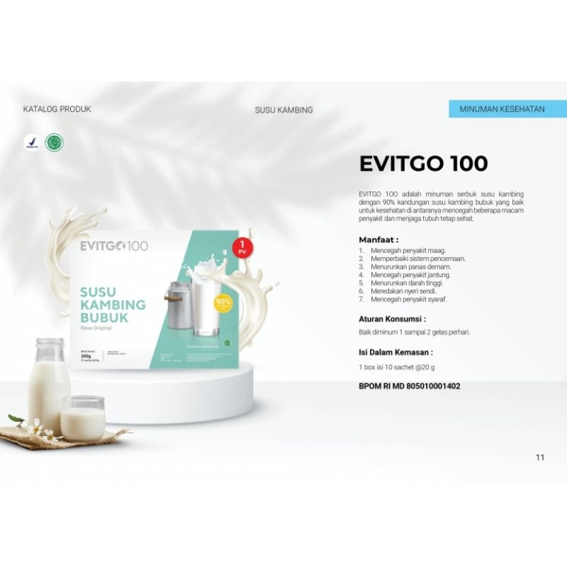 Susu kambing evitgo100