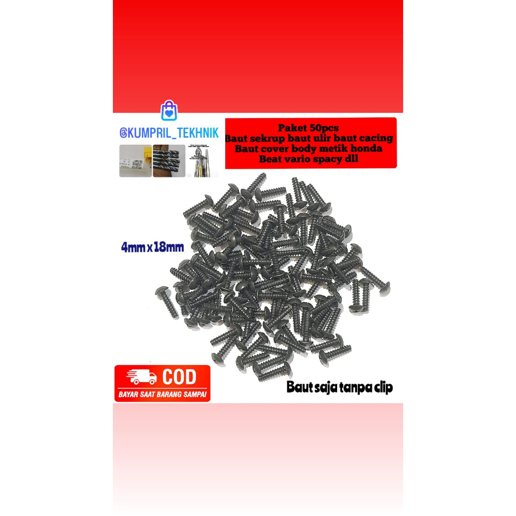 Baut Sekrup Baut Ulir Baut Cacing