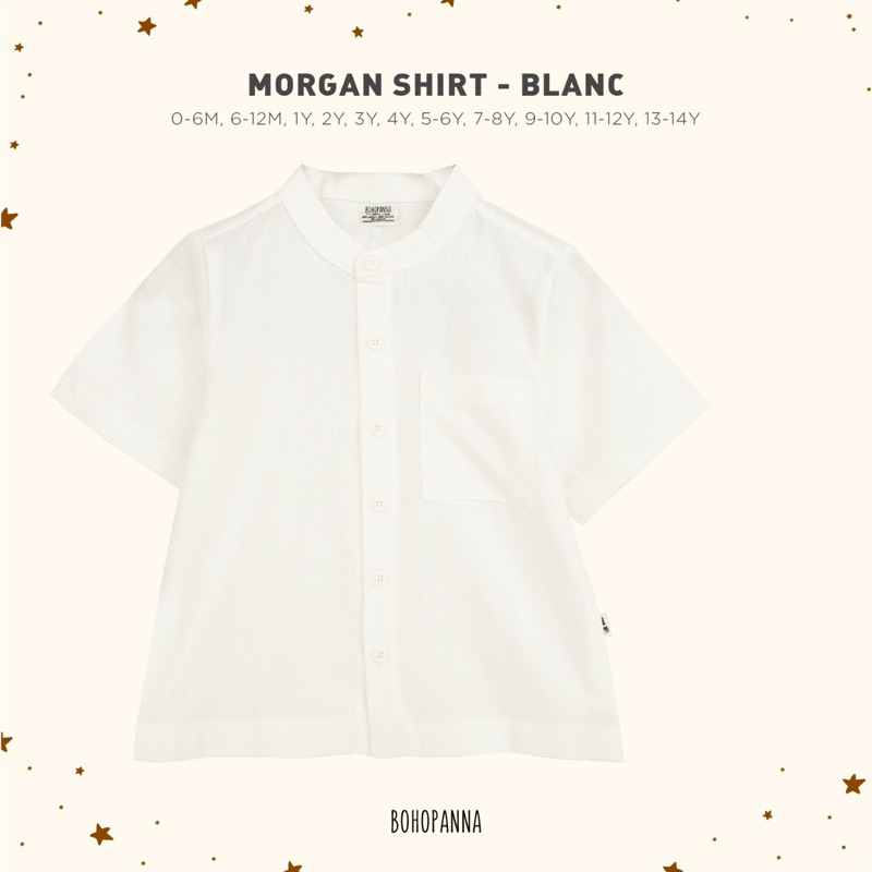 MORGAN SHIRT - Bohopanna - Kemeja Anak Laki-Laki Usia 1-10 Tahun