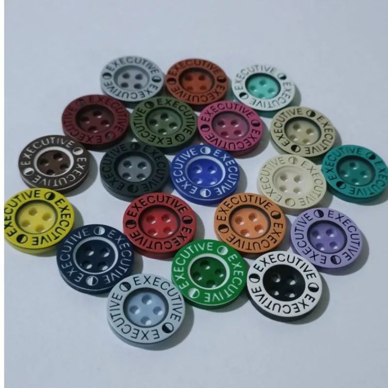 Kancing Baju/Hem/Grafir/EXECUTIVE/FASHION ukuran 1,3cm 50pcs