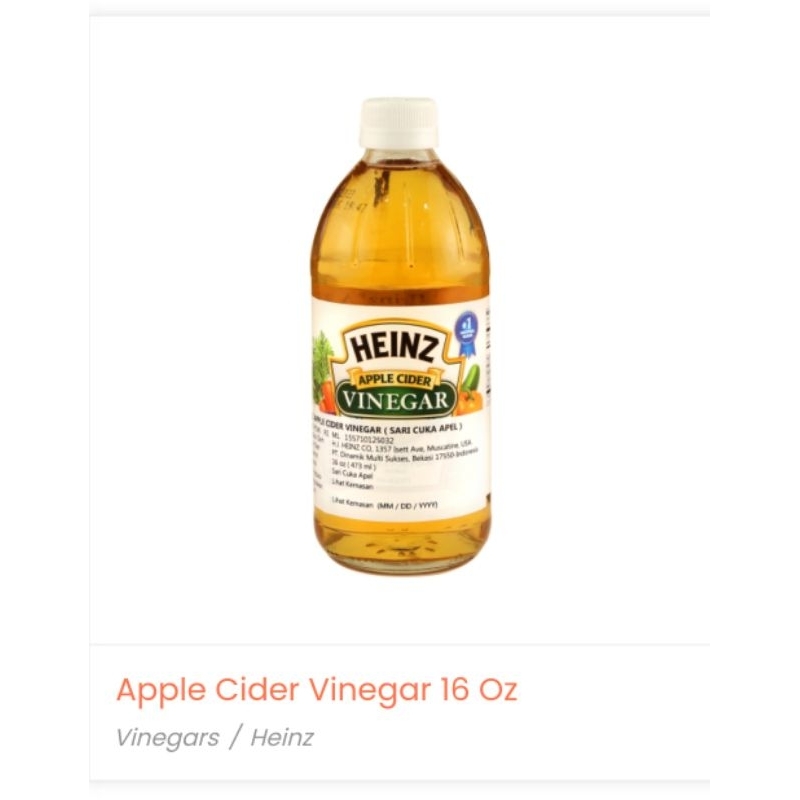 

Heinz apple cider vinegar 16oz