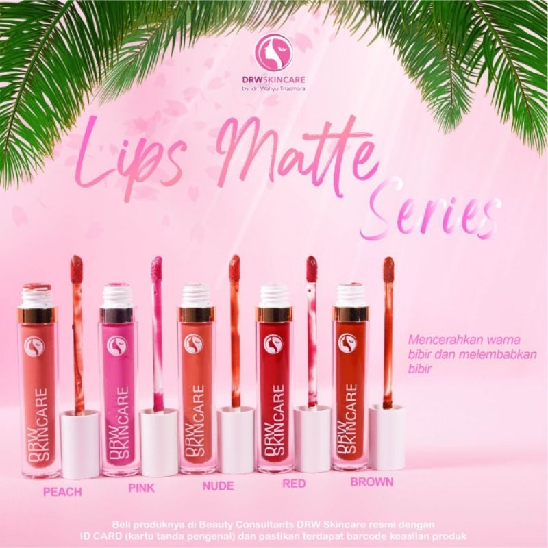 Lipstik DRW skincare|lipstik matte/ Lips matte series Drw Skincare