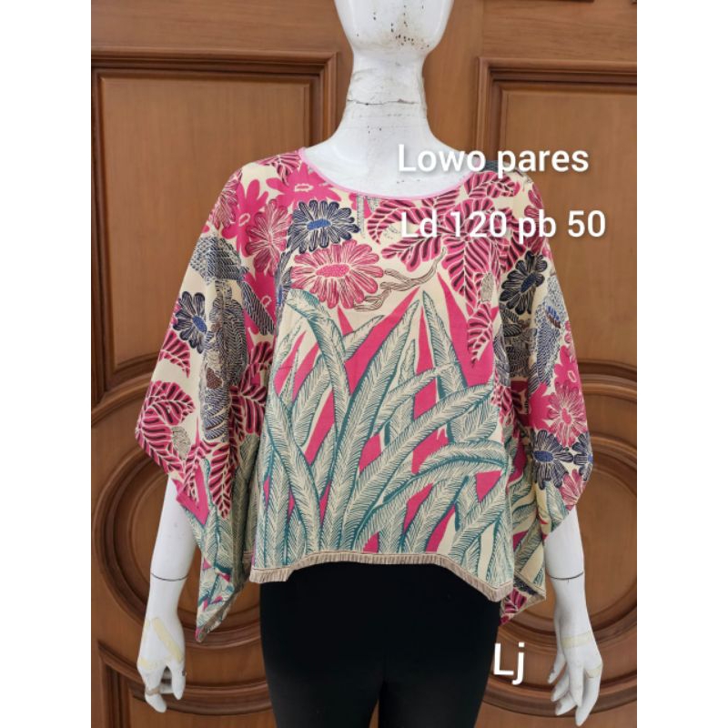 Blus parisa #3 matt katun paris batik solo atasan modern