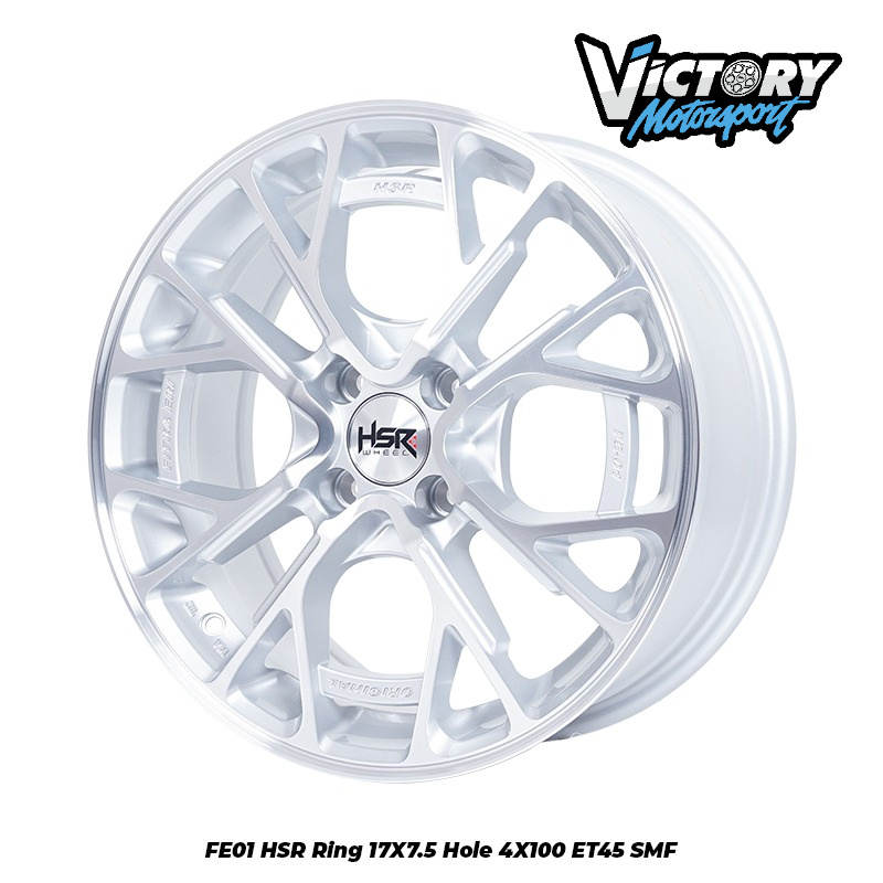 VELG RACING HSR R17 FE01 COCOK UNTUK JAZZ,YARIS,FREED DLL