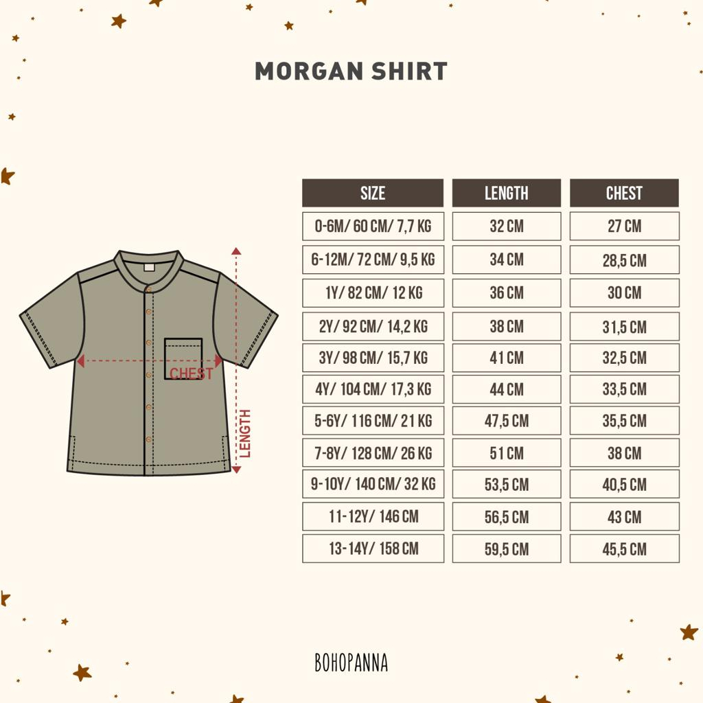 Bohopanna Morgan Shirt - Kemeja Anak 0-4 tahun