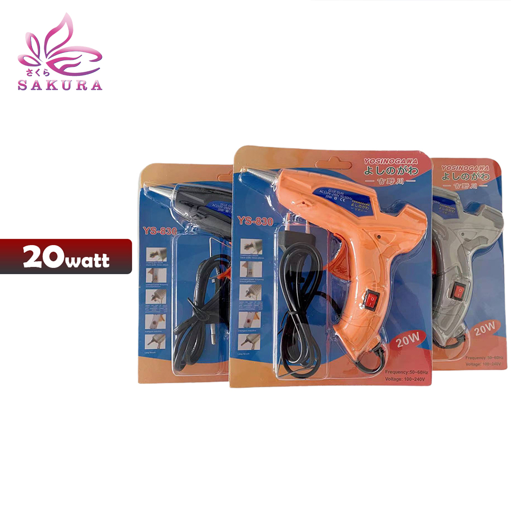 Lem tembak hot melt  GLUE GUN  perekat  20W dan 40W-SOSOYO