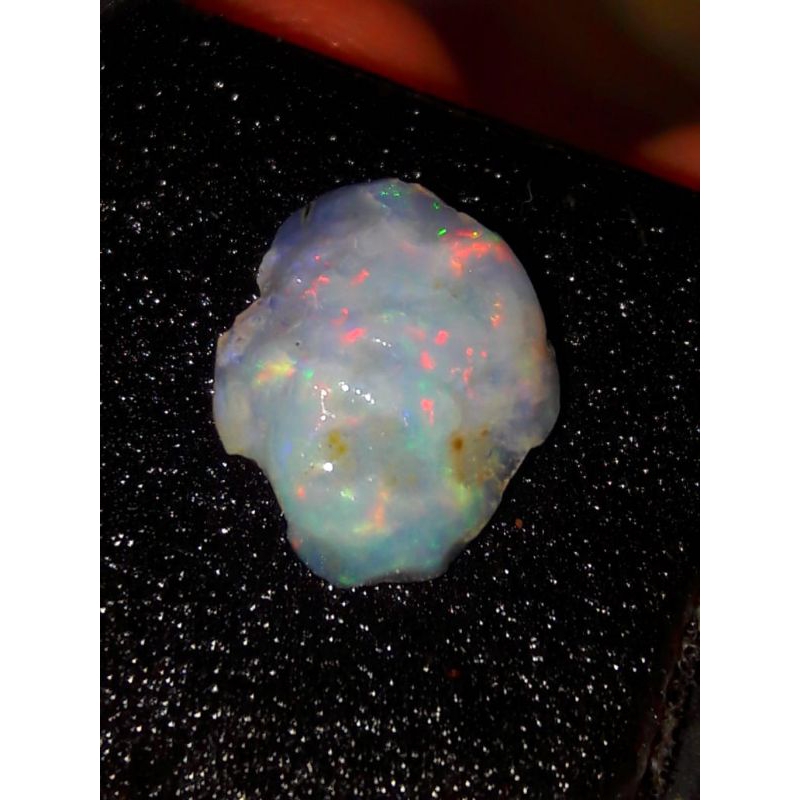 bahan kalimaya kristal jarong tanpa senter dim13x9x5mm asli batu kalimaya Banten.