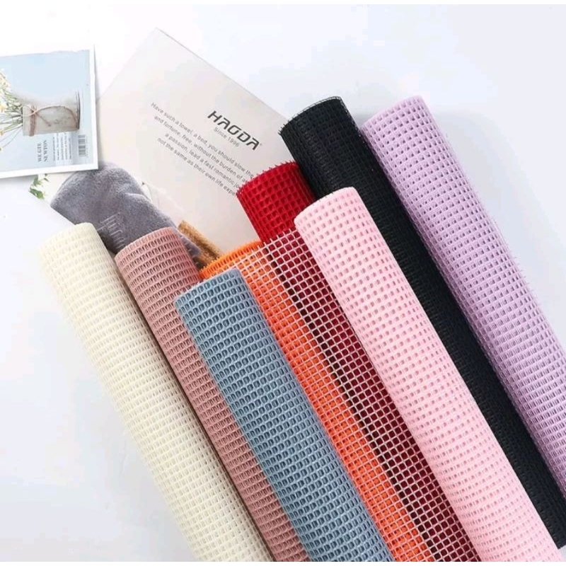

KOREAN SQUARE NET ( 1 ROLL = 50CM * 5YARD ) , FLOWER WRAPPING , KERTAS BUKET