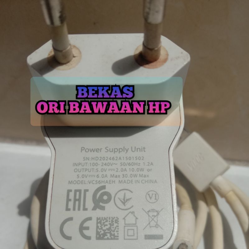 CHARGER OPPO RENO 5f | RENO 4 | RENO 3 PRO ORI BAWAAN HP TIPE C.