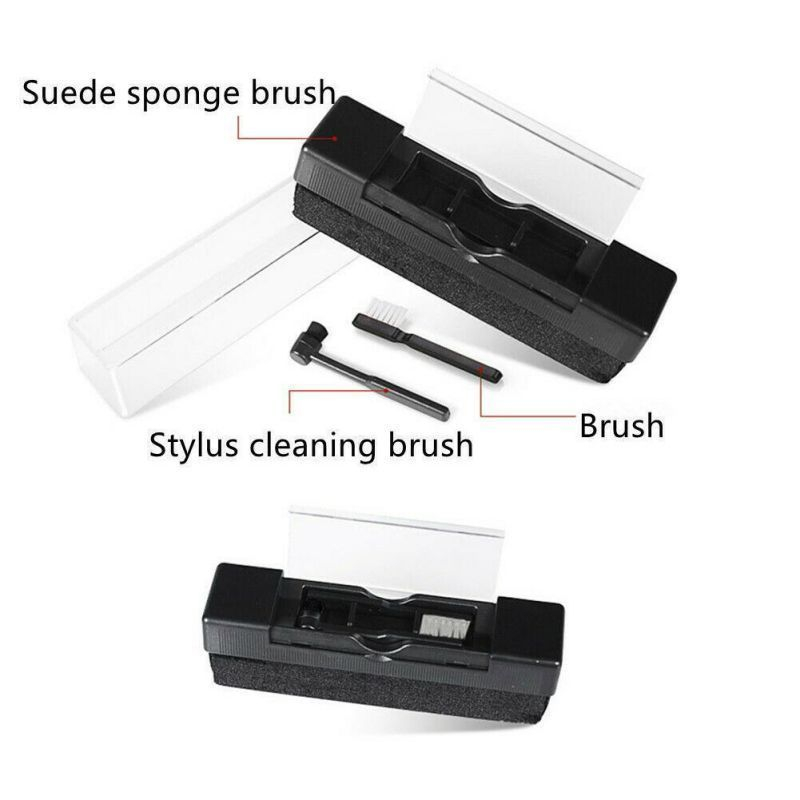 Vinyl Carbon Brush Anti Static Record Cleaner Carbon Fiber Brush Untuk Membersihkan Vinyl