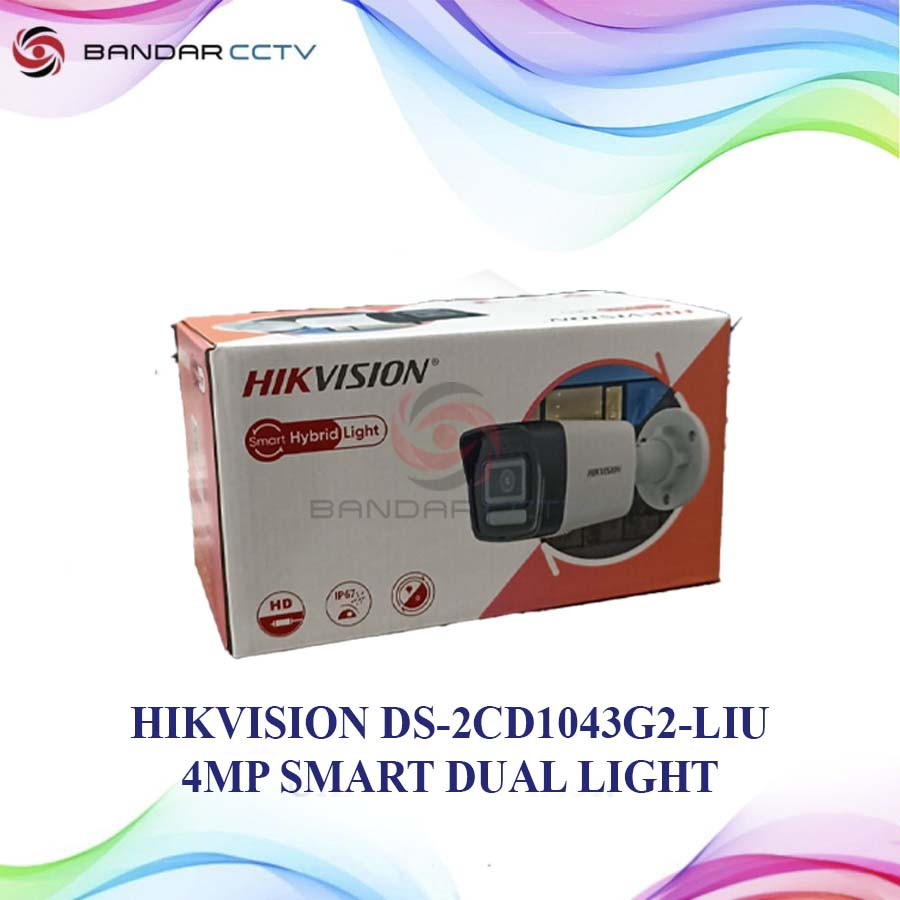 HIKVISION DS-2CD1043G2-LIU 4MP SMART DUAL LIGHT