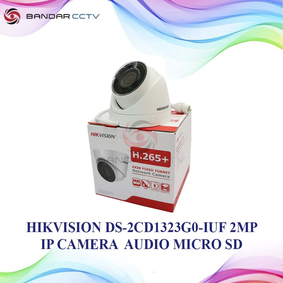 HIKVISION DS-2CD1323G0-IUF 2MP IP CAMERA AUDIO MICRO SD