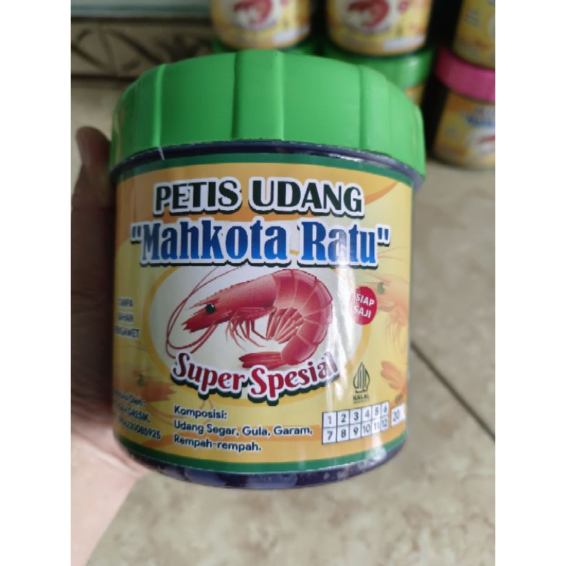 

Petis Udang Mahkota Ratu NY. ADAH Gresik 100℅ halal