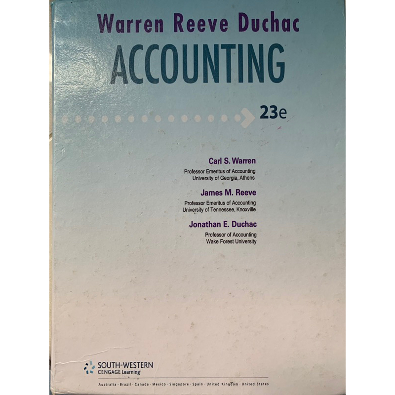 

Buku Warren Reeve Accounting 23e