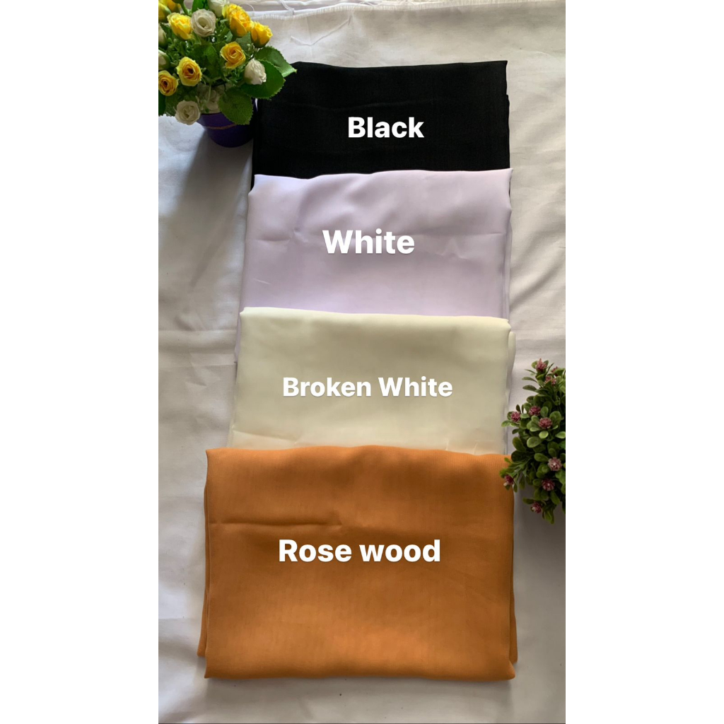 Bella Square Hijab Kerudung Segiempat [ Part 1 ] Greensea/Hijau Mint/Putih/Kuning Kenari/Broken
