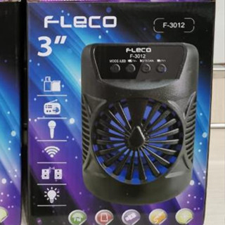 Speaker Bluetooth Portable Fleco F-3012 Gratis Microphone karaoke