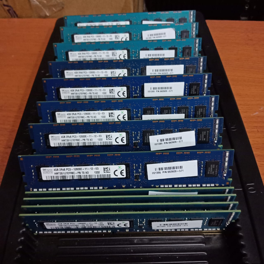 memory ram server ecc ddr3 4Gb Pc3-12800E/1600mhz ecc udimm/ecc unbuffered xeon bergarasi