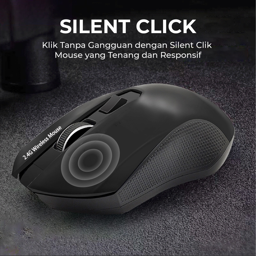 Mouse Wireless Rampage W300 LED Light Effect - XOBOX