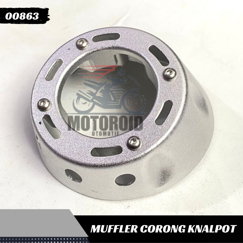 Corong Knalpot Vario 125 Import Quality Muffler Silver