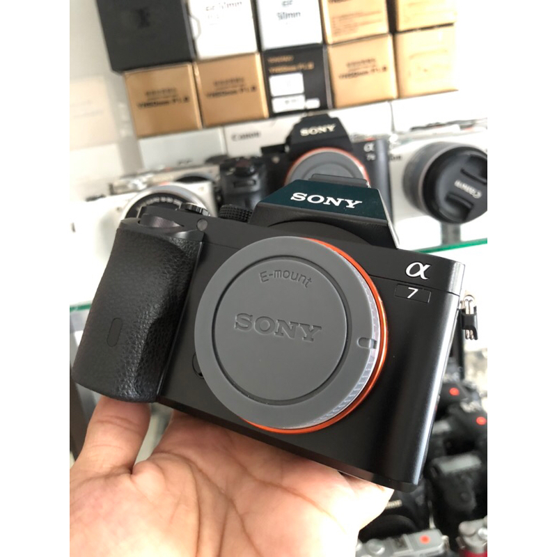 sony a7 clasic fulframe body only lengkap box