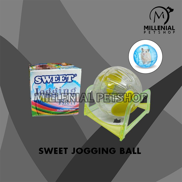 Mainan Hamster Sweet Rolling Jogging Ball