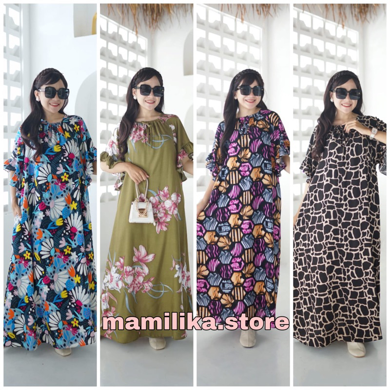 LAURA DRESS | LONG DASTER RAYON