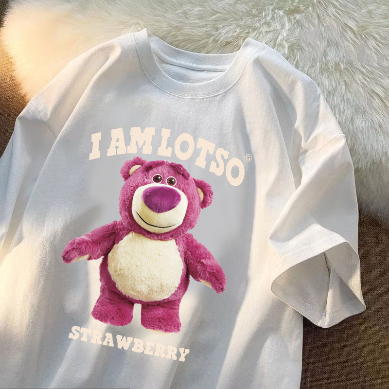 RDGF Lotso Toy Story kaos  oversize atasan korean style t shirt washed /A0921