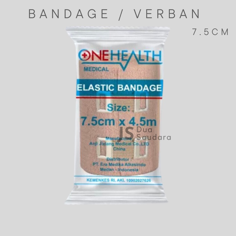 elastic bandage onehealth 10cm 15cm 7.5cm/ verban elastis 10cm / perban elastis 10cm onehealth