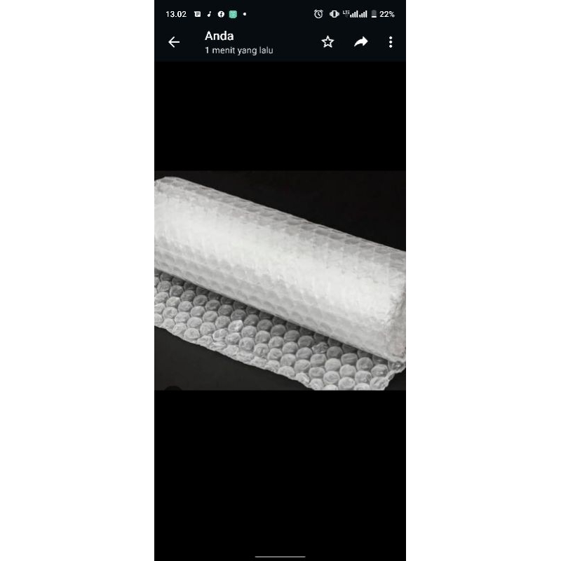 

Tambahan packing bubble wrap