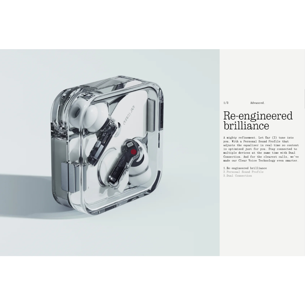 Nothing Ear 2 TWS / Nothing Ear (2) - Garansi Resmi TAM 1 Tahun