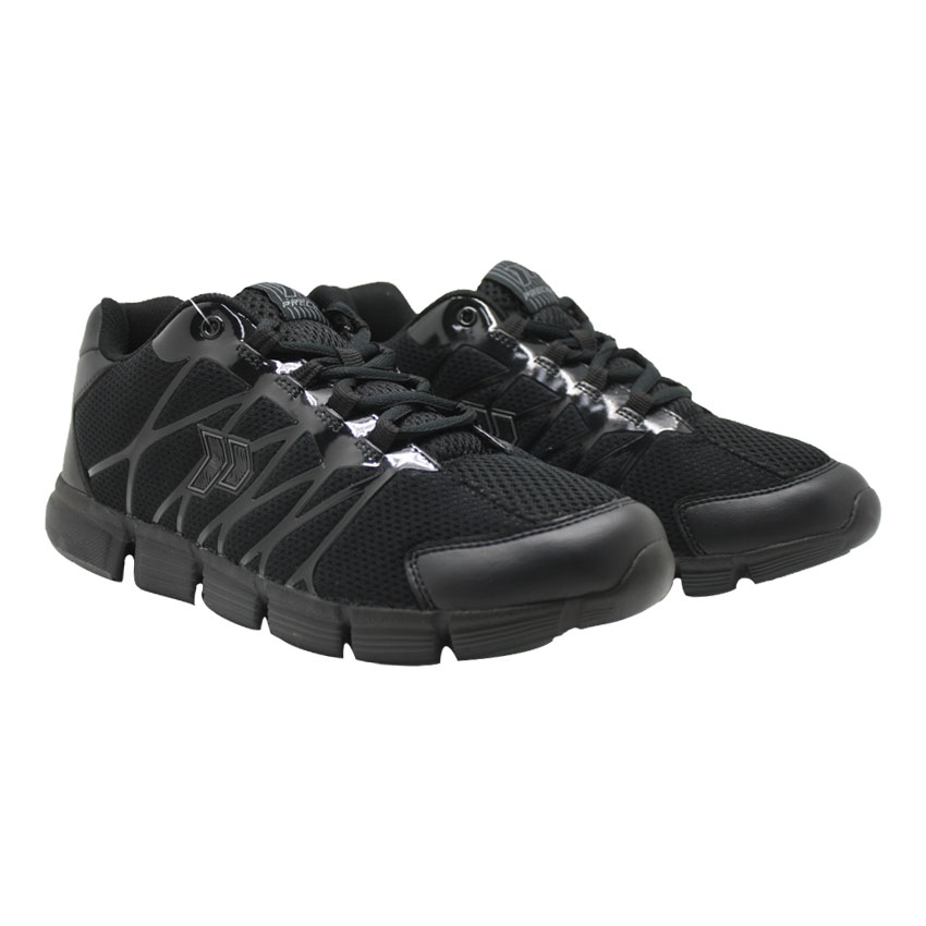Precise Hydra JT Sepatu Sneakers Sekolah Kets Anak - Black