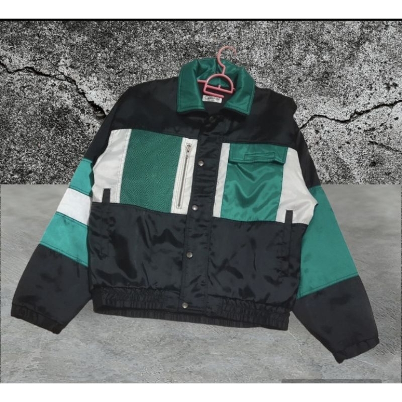 jaket bomber parasut vintage