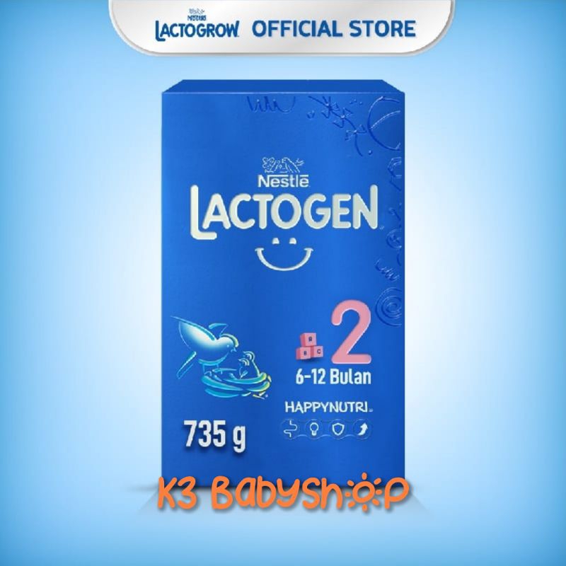 Nestle Lactogen 2 box 735gram susu formula anak 6-12 bulan