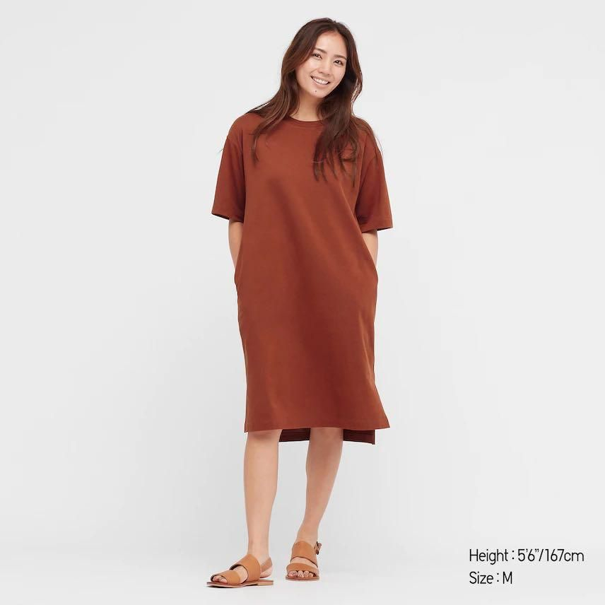 Uniqlo Crew Neck Short Sleeve T Dress