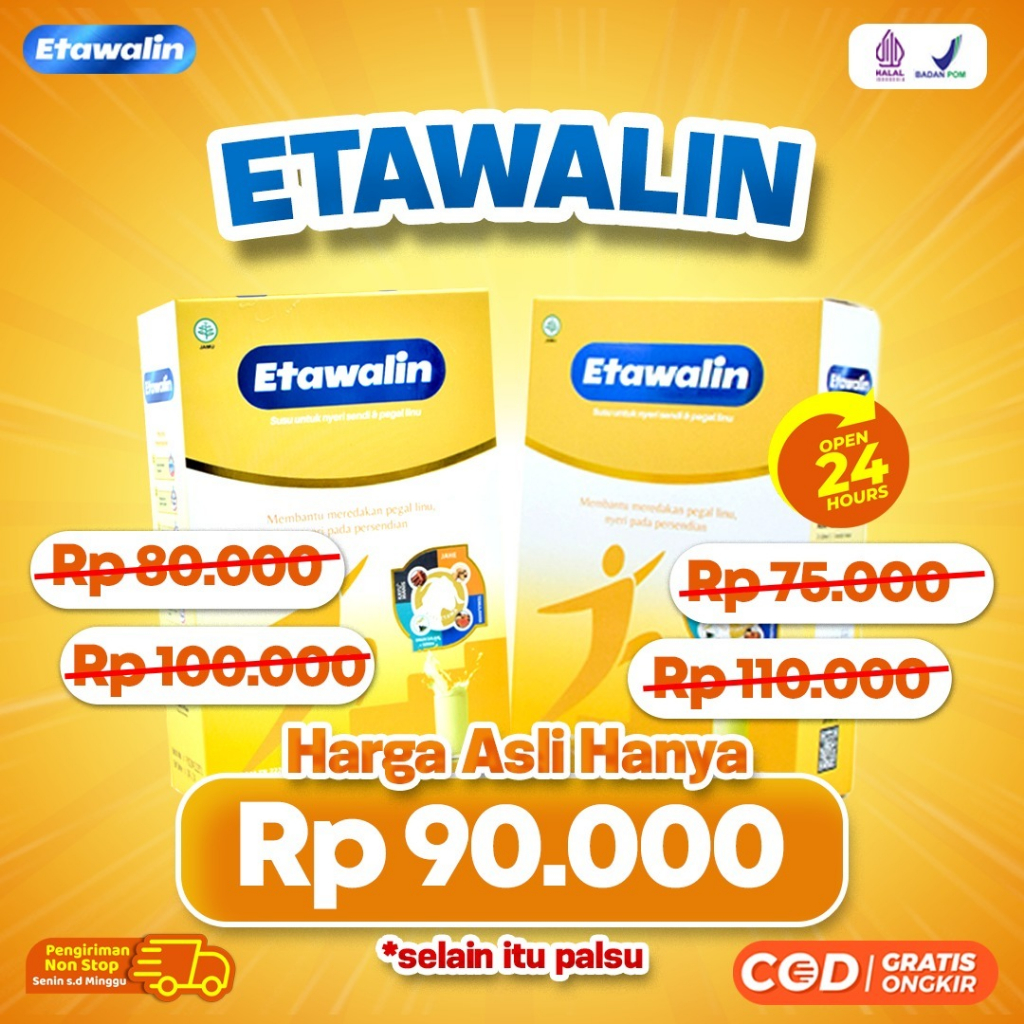 [New] Etawalin – Anti Osteoporosis Susu Kambing Etawa Tingkatkan Kepadatan &amp; Kesehatan Tulang Sendi Susu Solusi Asam Urat Rematik Reumatik Nyeri Lutut Pinggang Bahu Punggung Obat Encok Alami Jamu Herbal Sakit Badan Pegal Linu Anlene Omepros Counterpain