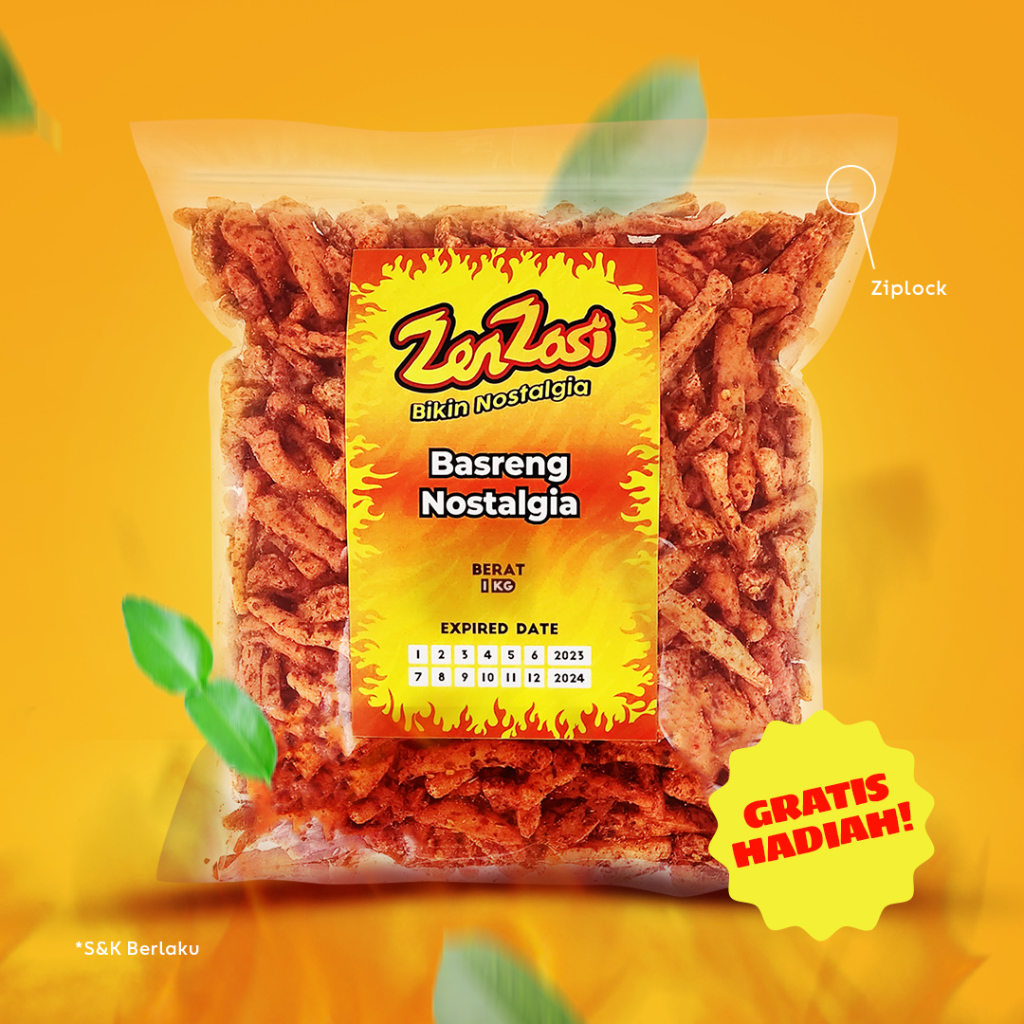 

Zenzasi Basreng Nostalgia Daun Jeruk