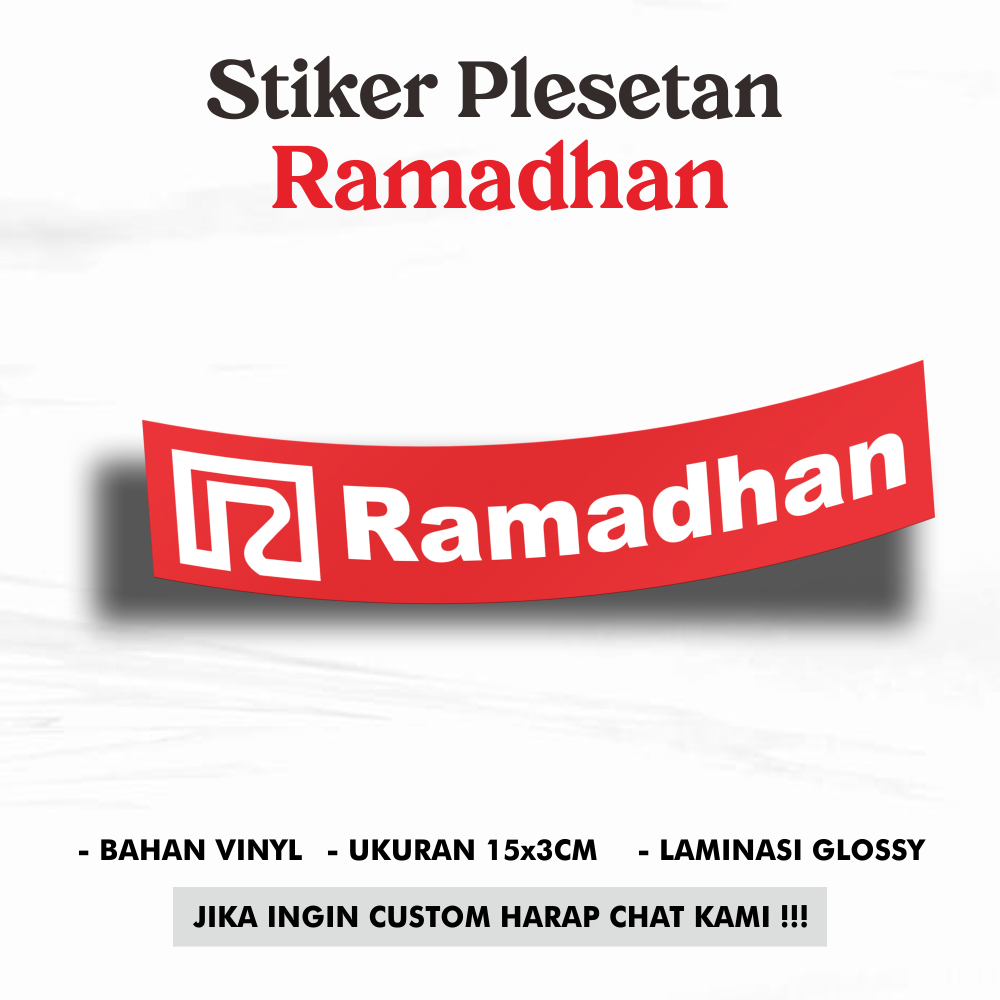 Stiker Plesetan - Ramadhan *Stiker Laptop *Stiker Dinding *Stiker Lucu