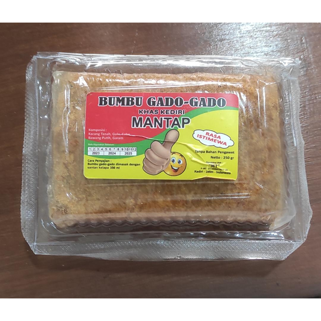 

BUMBU GADO-GADO MANTAP 250 GR