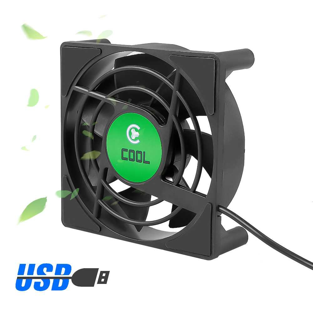 Kipas Pendingin TV Box Cooler Radiator Mini Fan Kecepatan 2500 RPM Kipas Penurun Suhu Panas Televisi Berkualitas