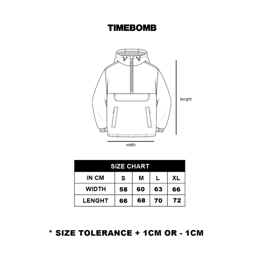 TIMEBOMB CAGOULE JACKET ANORAK TYPE3