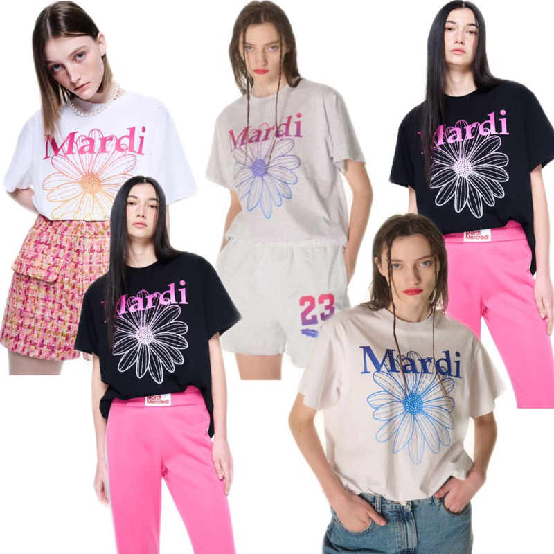 Mardi Mercredi Flower Gradation Tshirt