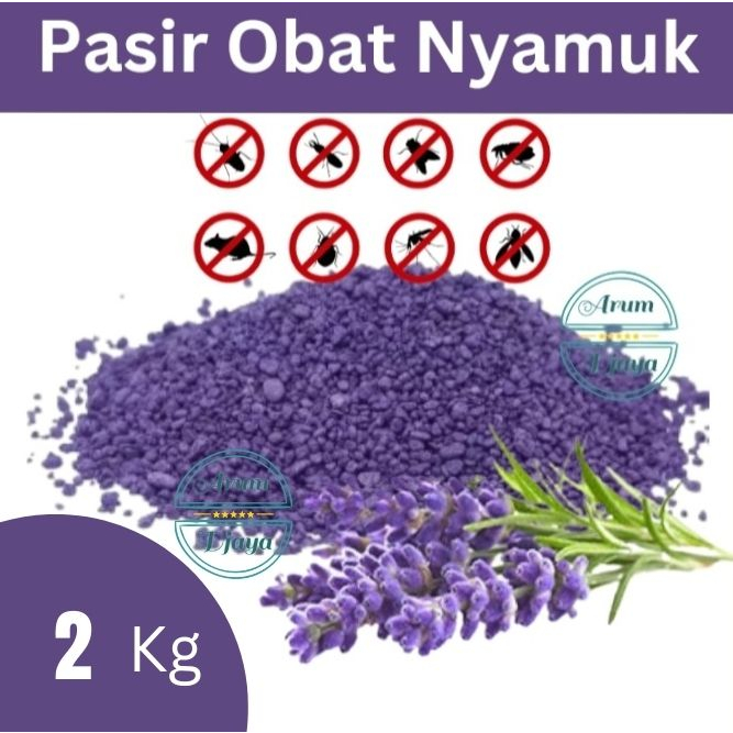 Pasir Anti Nyamuk Refil Lavender Pasir Ajaib Pembasmi Nyamuk Kecoa Lalat Semut 2kg