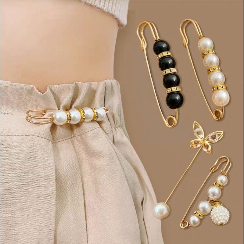 [ COD ] Penjepit Peniti Kancing Pengecil Celana Jeans Lingkar Pinggang Pin Pengecil Celana Waist Pin