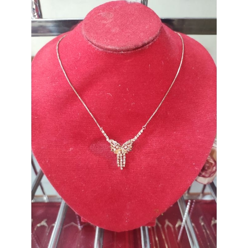 Tura/Kalung berlian model kacamata