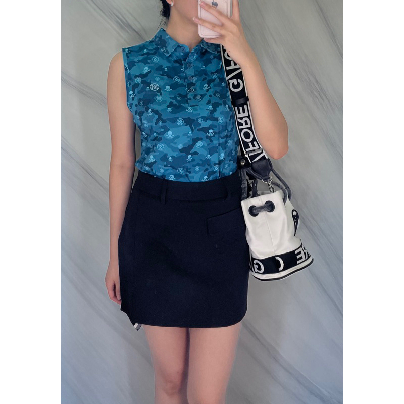 gfore camo golf polo sleeveless ladies baju golf wanita