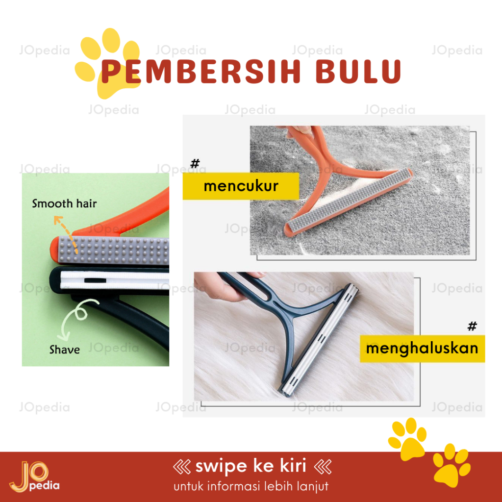 PEMBERSIH BULU Kucing Anjing Kelinci Hewan Pet Lint Remover Portable